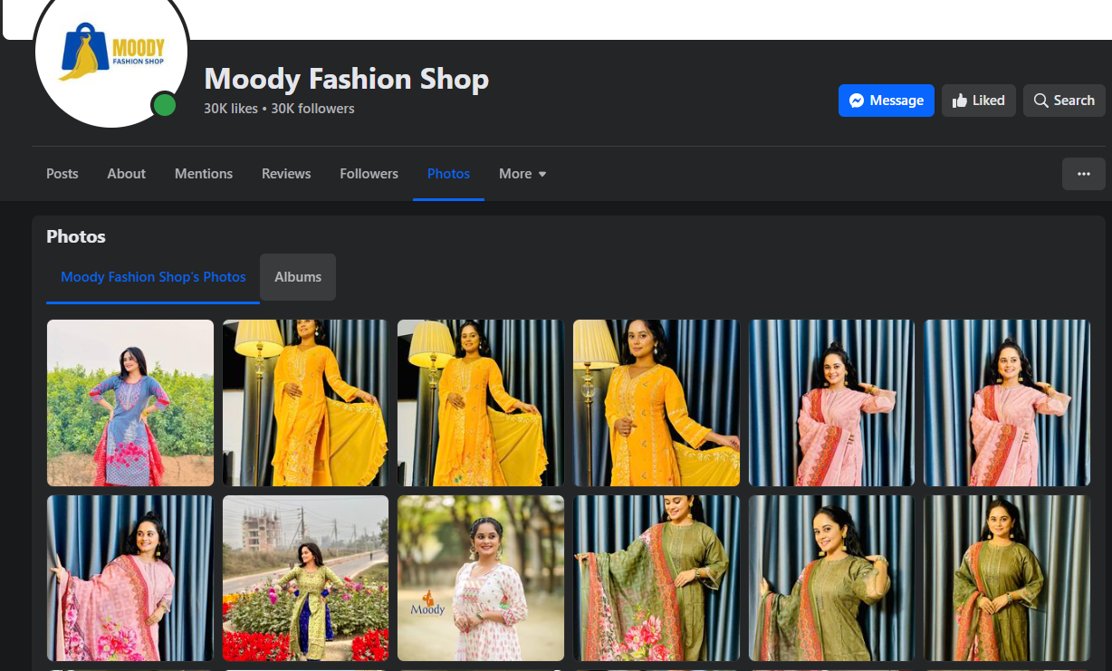 MOODY FASHION SHOP BUSINESS OFFICIAL PAGE